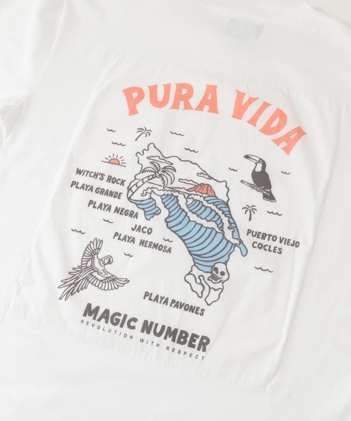 MAGIC NUMBER（マジック ナンバー）の「MAGIC NUMBER　PURAVIDA SHORT-SLEEVE T-SHIRTS（Tシャツ/カットソー・メンズ・ホワイト/ブラック・MEDIUM/LARGE）」の12枚目の写真