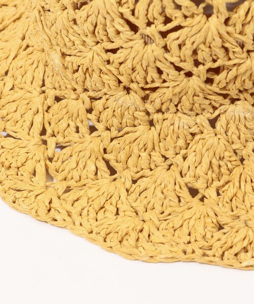 MUHLBAUER（ミュールバウアー）の「Muhlbauer ペーパーハット（ハット・レディース・ベージュ/ネイビー・FREE）」の5枚目の写真