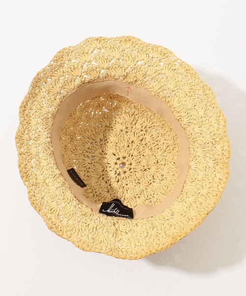 MUHLBAUER（ミュールバウアー）の「Muhlbauer ペーパーハット（ハット・レディース・ベージュ/ネイビー・FREE）」の6枚目の写真