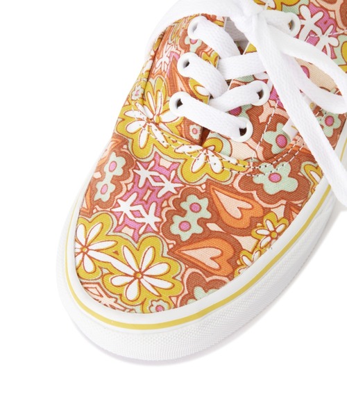 VANS(バンズ)の「(VANS)<ROSE BUD限定>レトロフラワーオーセンティック(スニーカー・レディース・イエロー・6/5/7)」の5枚目の写真