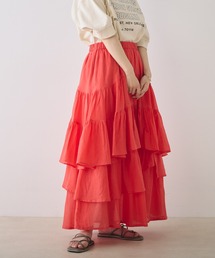 インドボイル変形ティアードスカート