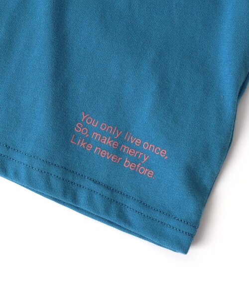 BREEZE（ブリーズ）の「デザインポケットTシャツ（Tシャツ/カットソー・キッズ・ブルー/オフホワイト/カーキ/ブラック・90/100/110/120/130/140/150）」の14枚目の写真