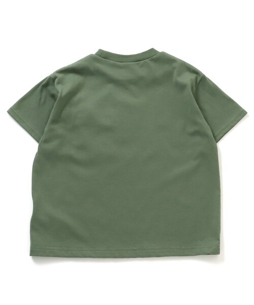 BREEZE（ブリーズ）の「デザインポケットTシャツ（Tシャツ/カットソー・キッズ・ブルー/オフホワイト/カーキ/ブラック・90/100/110/120/130/140/150）」の18枚目の写真