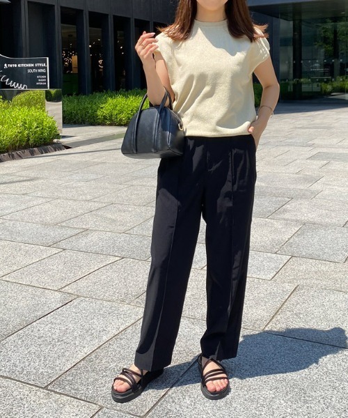 セール】接触冷感イージータックテーパードパンツ（その他パンツ