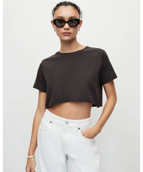 ★PATOU CROPPED T-SHIRT クロップドTシャツ Patou | オーガニックコットン ディテール パトゥ クロップドTシャツ