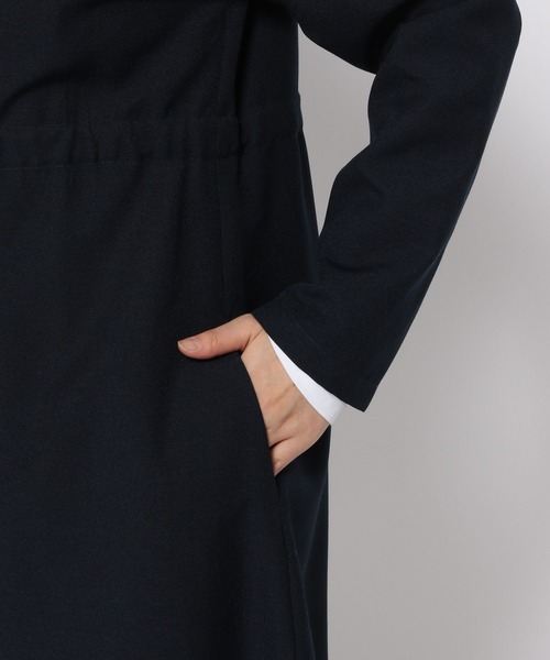 saloon（サルーン）の「SALOON(サルーン)/ドロストノーカラーコート（ノーカラーコート・レディース・ベージュ/アイボリー・FREE）」の22枚目の写真