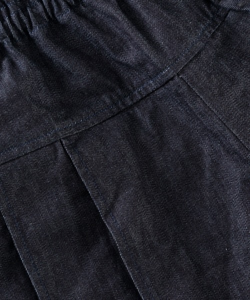 trois lapins kp（トロワラパンケーピー）の「デニムキュロット(120~160cm)（デニムパンツ・キッズ・ダークネイビー・130cm/150cm/160cm/120cm/140cm）」の4枚目の写真