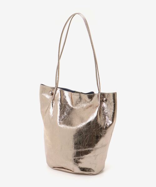 le.coeur blanc（ルクールブラン）の「メタリックトート（トートバッグ・レディース・シルバー/ゴールド/ブラック・FREE）」の7枚目の写真