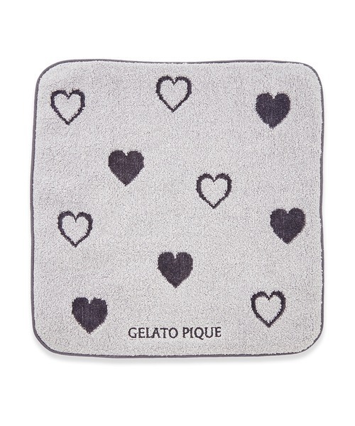 gelato pique（ジェラートピケ）の「ハートハンドタオル（ハンカチ