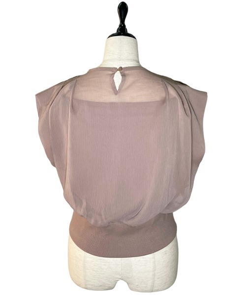 12Twelve Agenda（トゥエルブ　アジェンダ）の「ドレープネックインナー付プルオーバー（Tシャツ/カットソー・レディース・アイボリー/チャコールグレー/ベージュ/ネイビー/オフホワイト/ブルー・M）」の15枚目の写真