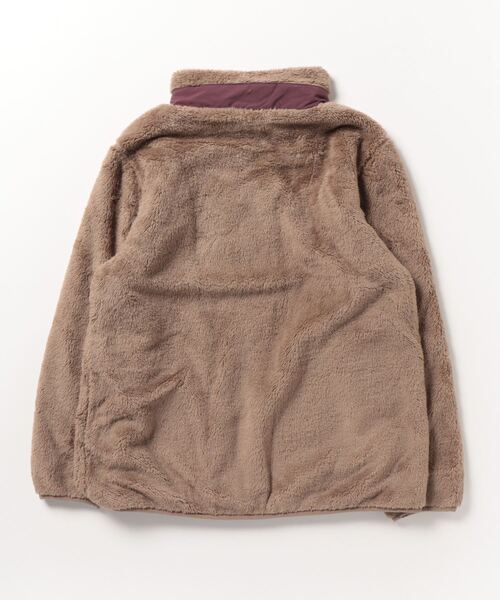 LOGOS park（ロゴスパーク）の「【LOGOS Park/ロゴス】  裏地付きシャギーボアジャケット（ダウンジャケット/コート・レディース・ワインレッド/ベージュ/モカ/スミクロ・M/L）」の5枚目の写真