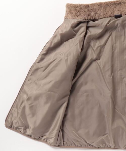 LOGOS park（ロゴスパーク）の「【LOGOS Park/ロゴス】  裏地付きシャギーボアジャケット（ダウンジャケット/コート・レディース・ワインレッド/ベージュ/モカ/スミクロ・M/L）」の6枚目の写真