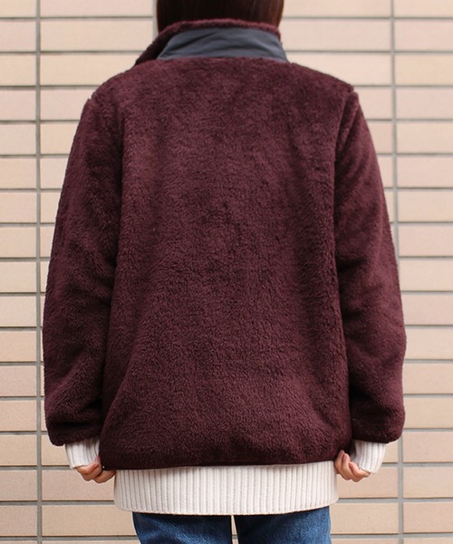 ミルク　V TWELVE ボアジャケット　背面ロゴ　裏地付　メンズM 裏地付きボアジップパーカー | 【公式】SPU スプ公式通販｜メンズ