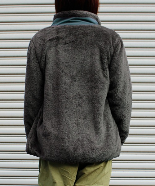 LOGOS park（ロゴスパーク）の「【LOGOS Park/ロゴス】  裏地付きシャギーボアジャケット（ダウンジャケット/コート・レディース・ワインレッド/ベージュ/モカ/スミクロ・M/L）」の10枚目の写真