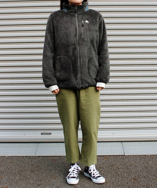 LOGOS park（ロゴスパーク）の「【LOGOS Park/ロゴス】  裏地付きシャギーボアジャケット（ダウンジャケット/コート・レディース・ワインレッド/ベージュ/モカ/スミクロ・M/L）」の11枚目の写真