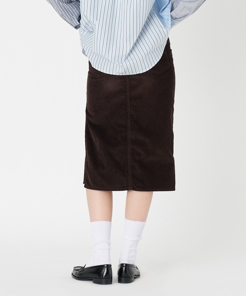 Levi's（リーバイス）の「Levi's/リーバイス サイドスリットスカート ブラウン MOLE（スカート・レディース・ナチュラル・25inch/24inch/26inch/28inch/23inch/27inch）」の5枚目の写真