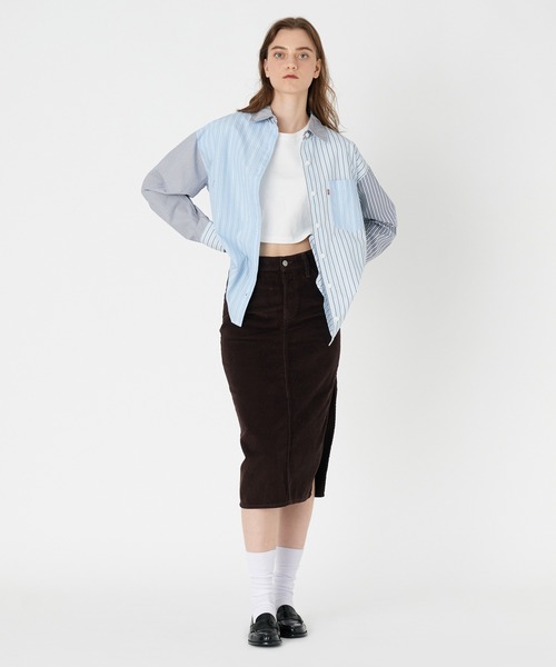 Levi's（リーバイス）の「Levi's/リーバイス サイドスリットスカート ブラウン MOLE（スカート・レディース・ナチュラル・25inch/24inch/26inch/28inch/23inch/27inch）」の8枚目の写真