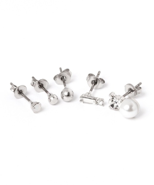 LAKOLE（ラコレ）の「ポイントパールピアス5点セット / 966399（ピアス（両耳用）・レディース・その他1/その他2・FREE）」の5枚目の写真