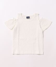 Crescent（クレッセント）の「肩開き無地Ｔシャツ（Tシャツ/カットソー・キッズ）」