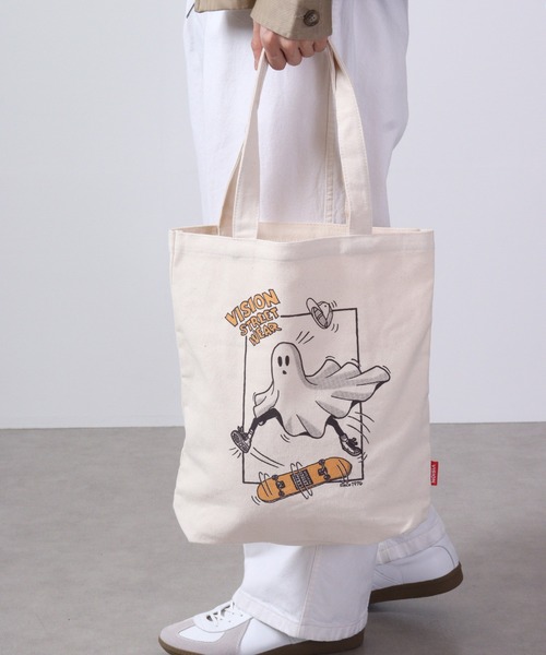 VISION STREET WEAR(ヴィジョンストリートウェア)の「VISION キャンバストートバッグ(トートバッグ・レディース・A/D/B/C・FREE)」の4枚目の写真