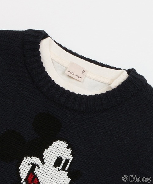 petit main（プティマイン）の「【Disney】ミッキー/ニットベストセット（アンサンブル・キッズ・アイボリー/ネイビー・120cm/110cm/130cm/90cm/100cm/80ｃｍ）」の21枚目の写真