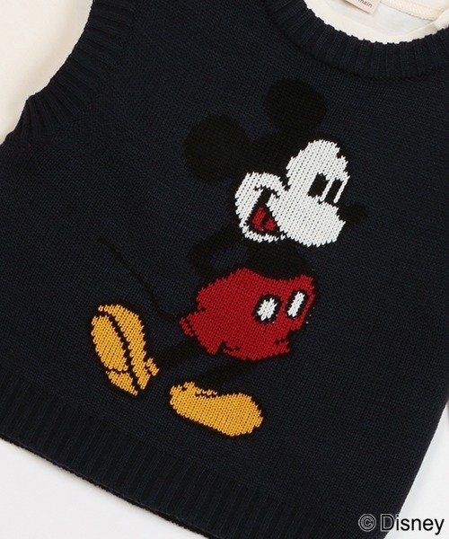 petit main（プティマイン）の「【Disney】ミッキー/ニットベストセット（アンサンブル・キッズ・アイボリー/ネイビー・120cm/110cm/130cm/90cm/100cm/80ｃｍ）」の20枚目の写真