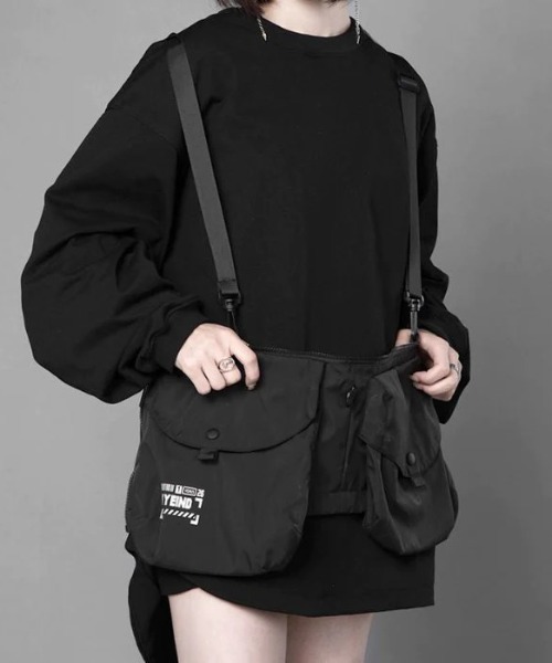 A‘gem 9（エージェムナイン）の「A'GEM/9 × .kom『吉業重工/ヨシザワジュウコウ』セパレートベスト（ベスト・メンズ・ブラック・M）」の9枚目の写真