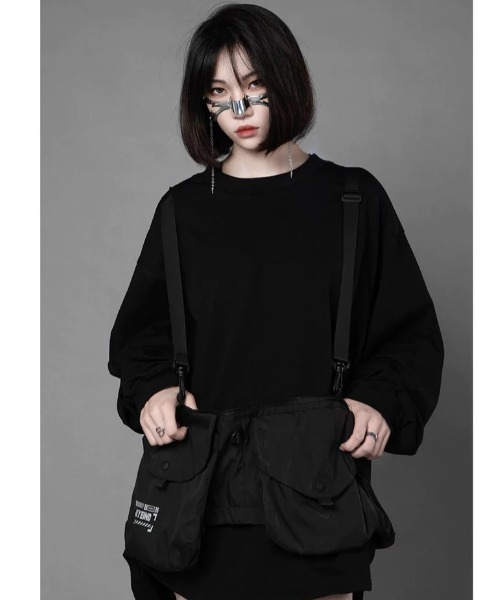 A‘gem 9（エージェムナイン）の「A'GEM/9 × .kom『吉業重工/ヨシザワジュウコウ』セパレートベスト（ベスト・メンズ・ブラック・M）」の6枚目の写真