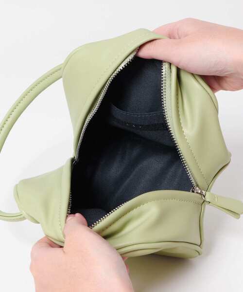 KBF（ケイビーエフ）の「サイコロミニBAG（ハンドバッグ・レディース・ブラック/ミント・ONE）」の3枚目の写真