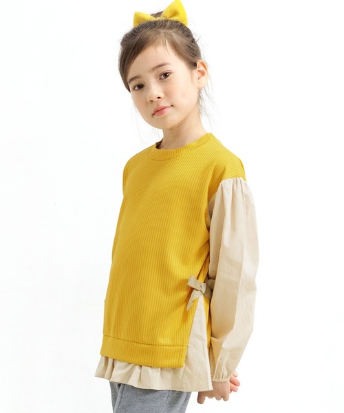 ベスト重ね着風 長袖シャツトップス（シャツ/ブラウス）｜Bee des Bee