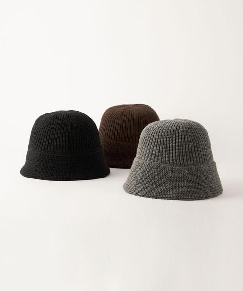 【美品】eleven2nd イレブンセカンド　タッセルリブハット　ニット帽 美品】eleven2nd イレブンセカンド タッセルリブハット ニット帽 美品