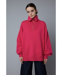 Boy friend half zip tops (ボーイフレンド ハーフジップ トップス)