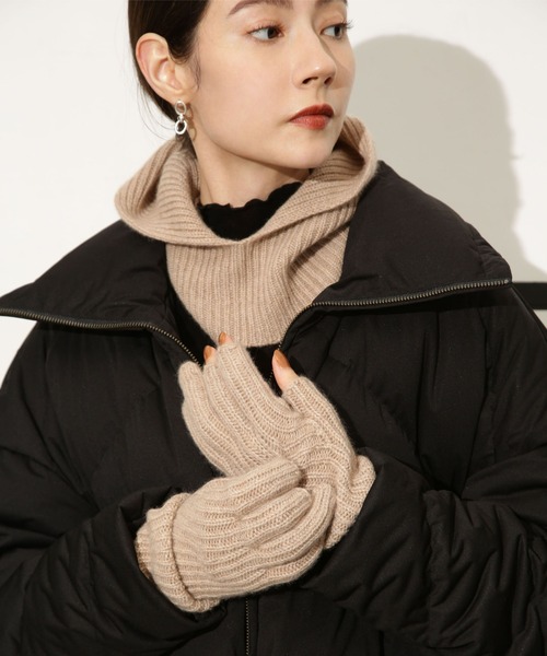 WILLIAM BRUNTON(ウィリアムブラントン)の「William Brunton/カシミヤリブロンググローブ(手袋)」 - WEAR