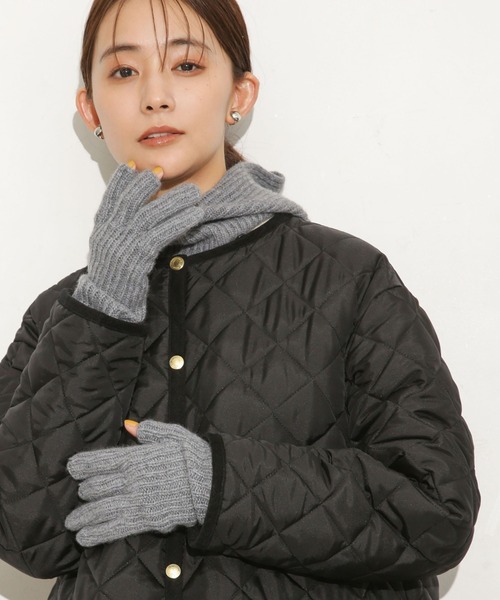 WILLIAM BRUNTON(ウィリアムブラントン)の「William Brunton/カシミヤリブロンググローブ(手袋)」 - WEAR