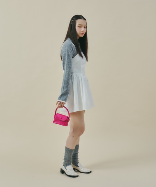 GIUNON（ジウノン）の「embroidery socks / ロゴ刺繍ソックス（ソックス/靴下・レディース・ホワイト/ブラウン/グレー・FREE）」の20枚目の写真