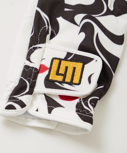 Loudmouth（ラウドマウス）の「LOUDMOUTH/ラウドマウス ゴルフウェア ブランド ロゴ 総柄 右利き左手用 グローブ 手袋（ゴルフグッズ・メンズ・その他/ホワイト系その他/ブラック系その他・LL/M/L）」の7枚目の写真