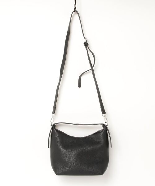 MAISON BREEZE(メゾンブリーズ)の「【MAISON BREEZE】シボレザー風チェーンショルダーワンハンドルミニバッグ KNF036(ハンドバッグ・レディース・ホワイト/ブラック・FREE)」の3枚目の写真