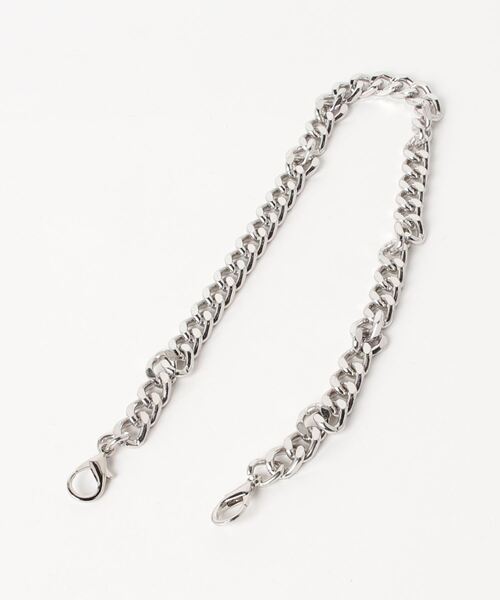 MAISON BREEZE(メゾンブリーズ)の「【MAISON BREEZE】シボレザー風チェーンショルダーワンハンドルミニバッグ KNF036(ハンドバッグ・レディース・ホワイト/ブラック・FREE)」の6枚目の写真
