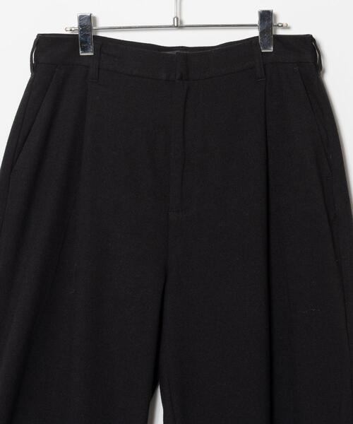 LUCY（ルーシー）の「LUCY/起毛TR バギースラックス（スラックス・メンズ・ブラック・LARGE/MEDIUM）」の3枚目の写真