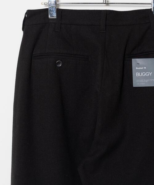LUCY（ルーシー）の「LUCY/起毛TR バギースラックス（スラックス・メンズ・ブラック・LARGE/MEDIUM）」の6枚目の写真