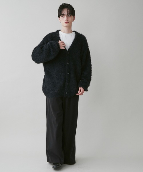 LUCY（ルーシー）の「LUCY/起毛TR バギースラックス（スラックス・メンズ・ブラック・LARGE/MEDIUM）」の17枚目の写真