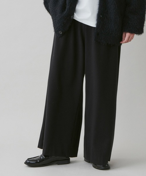 LUCY（ルーシー）の「LUCY/起毛TR バギースラックス（スラックス・メンズ・ブラック・LARGE/MEDIUM）」の8枚目の写真