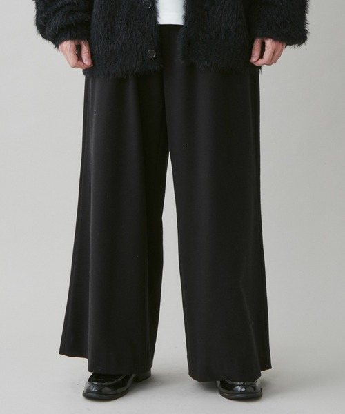 LUCY（ルーシー）の「LUCY/起毛TR バギースラックス（スラックス・メンズ・ブラック・LARGE/MEDIUM）」の12枚目の写真