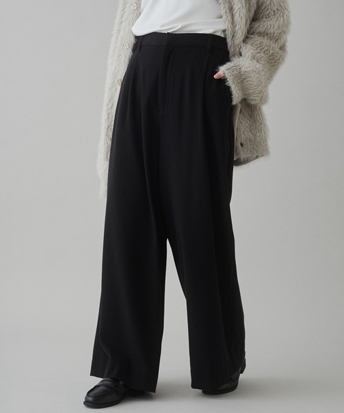 LUCY（ルーシー）の「LUCY/起毛TR バギースラックス（スラックス・メンズ・ブラック・LARGE/MEDIUM）」の21枚目の写真