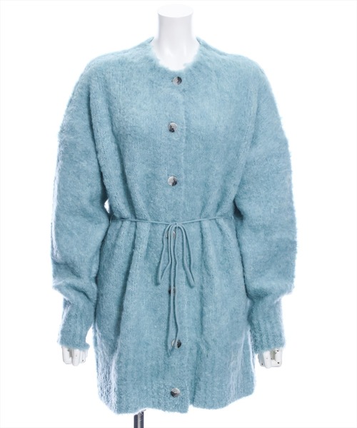 clear（クリア）の「ニットチュニック丈カーディガン（カーディガン/ボレロ・レディース・ブルー/ベージュ/グレイッシュベージュ・F）」の14枚目の写真