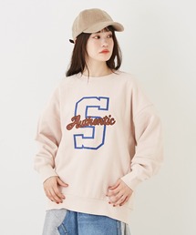 CUBE SUGAR（キューブシュガー）の「ヘビー裏毛スウェットロゴアップリケプルオーバー（スウェット）」