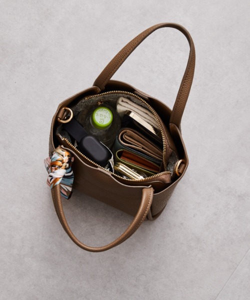 ORiental TRaffic（オリエンタルトラフィック）の「スカーフ 付き ハンドバッグ BA-209（ハンドバッグ・レディース・ブラック/ベージュ/アイボリー/イエロー/グリーン・ﾌﾘ-）」の7枚目の写真