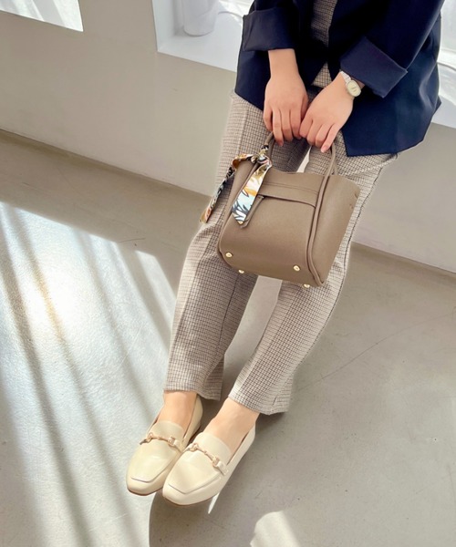 ORiental TRaffic（オリエンタルトラフィック）の「スカーフ 付き ハンドバッグ BA-209（ハンドバッグ・レディース・ブラック/ベージュ/アイボリー/イエロー/グリーン・ﾌﾘ-）」の12枚目の写真