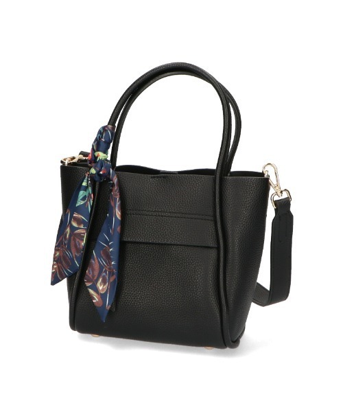 ORiental TRaffic（オリエンタルトラフィック）の「スカーフ 付き ハンドバッグ BA-209（ハンドバッグ・レディース・ブラック/ベージュ/アイボリー/イエロー/グリーン・ﾌﾘ-）」の9枚目の写真