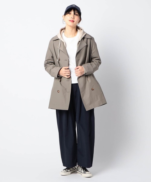 Grand PARK(グランドパーク)の「タックイージーフレアパンツ(その他パンツ・レディース・ネイビー/ライトグリーン/ナチュラル・FREE)」の7枚目の写真